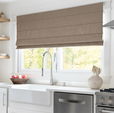 Brown Roman Shades