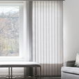 vertical blinds grey